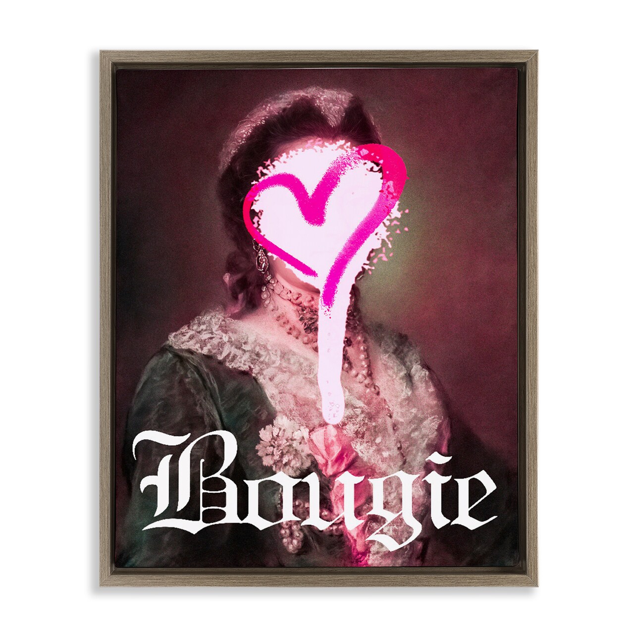 Stupell Industries Bougie Classical Portrait Floating Frame, design by Lil' Rue